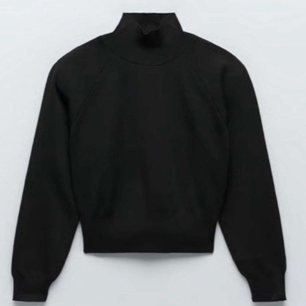 Zara Black Turtleneck Sweater